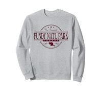 Fundy National Park New Brunswick Canada Label Sweatshirt