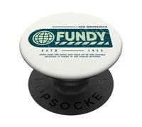Fundy New Brunswick Fundy National Park Canada Travel Stamp PopSockets Adhesive PopGrip