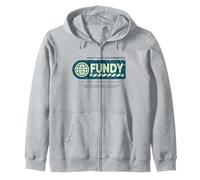Fundy New Brunswick Fundy National Park Canada Travel Stamp Zip Hoodie