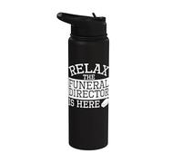 Funeral Director Apparel | Great Funny Directors Design Stainless Steel Insulated Water Bottle
