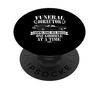 Funeral Director Tears Into Smiles Mortician Mortuary PopSockets Swappable PopGrip