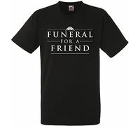 Funeral for A Friend Logo Black Mens Men T Shirt Men Tee Shirt Casual and Happy Men's T Shirts Black L