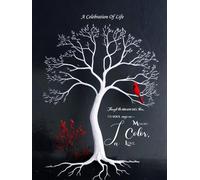 Funeral Guestbook | Remembrance Journal | Memorial Sign-In with Tree of Life and Cardinal Cover: The Soul Sings On: A Tribute to Life and Legacy