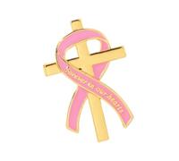 Funeral Remembrance Brooch Pin Ribbon Badge Gold Tone Alloy Lapel Accessory with Secure Butterfly Clutch Back Closure Religious Lapel Badge Remembrance Service Pin Memorial Guest Sympathy Ceremony Hat