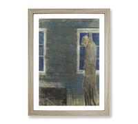 Funeral Symphony By Mikalojus Konstantinas Classic Painting Framed Wall Art Print, Ready to Hang Picture for Living Room Bedroom Home Office Décor, Oak A4 (34 x 25 cm)