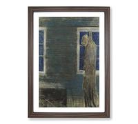 Funeral Symphony by Mikalojus Konstantinas Framed Print | A2 Walnut Framed Wall Art | Ready to Hang | Modern Nature Picture | Living Room Bedroom Lounge Office