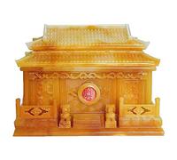 Funeral Urn Funeral Urn for Adult&Pet Ashes Funeral supplies, resin material, moisture-proof, can store human ashes for a long time, perfect souvenir, exquisite decoration, 33.3 * 22.6 * 23.5cm