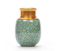 Funeral Urn ，large Cremation Ashes Urn For Adult,Ceramics Moisture Proof Handcrafted Cremation Urns，For Adult Pet Ashes Human Medium And Large Memorial Urns Burial Urn At Home Or Cemetery