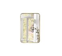 Funerom 20 x 30 cm Plastic Framed Rectangle Bathroom Acrylic Mirrors Modern Decorative for Restroom, Farmhouse