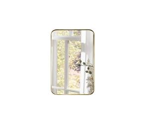Funerom 20 x 30 cm Plastic Framed Rectangle Bathroom Acrylic Mirrors Modern Decorative for Restroom, Farmhouse