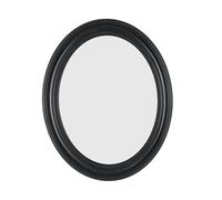 Funerom 50.8 x 40.6 cm Black Wall Mirror Oval Bathroom Mirror Bedroom Mirror