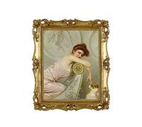 Funerom 8x10 inch/ 25.4x20.3 cm Vintage Picture Frames with Glass Front, Ornate Frame, Antique Photo Frames for Tabletop or Wall Hanging Gold