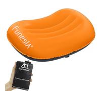 Funesla Camping Pillow Inflatable, Compressible, Lightweight Inflatable Pillows for Camping, Small InflatableTravel Camping Pillow for Adults Kids, Backpacking, Hiking, Beach-Orange
