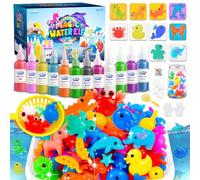 Funewest Magic Water Elf Kit, DIY Craft Kits for Kids Ages 5-10 | Craft Kits for Kids-DIY Magic Jellykins with 12 Magic Gels and 10 Animal Moulds,Gifts for Party Favors Birthdays