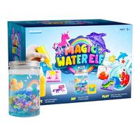 Funewest Magic Water Elf Kit, Squishy Maker Toys, Aqua Fairy Water Kit with 12 Magic Gels and 10 Animal Moulds, Creative Art Craft Kit for Girls and Boys Aged 6-10, Gift for Christmas Birthdays
