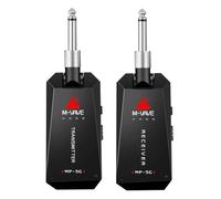 FUNFANG bass guitar amp accessories M-VAVE WP-5G Wireless 5.8G Guitar System Rechargeable Audio Transmitter and Receiver ISM Band for Electric Bass Guitars Amplifier Accessories