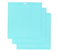 FUNFANG Cutting Mat, 3PCS 12 * 12 Inch Replacement Cutting Mat Adhesive Non-Slip Gridded Cutting Mats Compatible with Silhouette Cameo Cutting Machine Explore Plotter Machine,BL-1