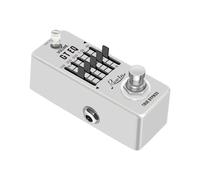 FUNFANG EQ pedal EQ pedal for electric guitar guitar equalizer pedal Rowin 5-Band EQ Pedal Electric Guitar Equalizer 100Hz 250Hz 630Hz 1.6kHz 4kHz True Bypass 1/4 Inch Mono Metal Shell Effects Pedal