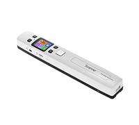FUNFANG Scanner, Portable Handheld Wand Document/Book/Images Scanner 1050DPI Resolution High Speed Scanning A4 Size JPEG/PDF Format Colorful LCD Display for Office Business Reciepts