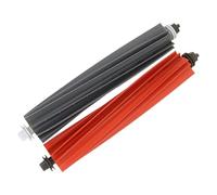 FUNFDWU 1 Set Main Brush Replacement for Roborock S8 Pro Ultra, S8, S8+, Q5 Pro, Q5 Pro+, Q8 Max, Q8 Max+, Dual Rubber Roller Brushes Replacement Parts, Tangle-Free Accessories Kit (1 Red & 1 Black)