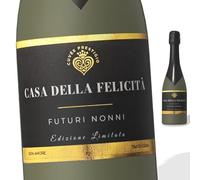 FunFest - Champagne Label - Futuri Nonni - Black & Gold (Note: Text in Italian)