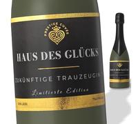FunFest - Champagne Label - Maid of Honour to Be ? - Black & Gold