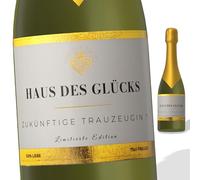 FunFest - Champagne Label - Maid of Honour to Be ? - White & Gold