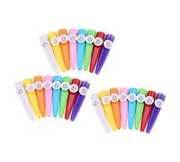 Funfob 72 Pieces Plastic Kazoos 8 Colorful Musical Instrument, Good for Guitar, Ukulele, Violin (72 Pieces)