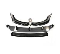 FUNFOB Car Front Spoilers Front Bumper Spoiler Splitter Lip For BMW For X6 G06 40i For M50i 2020-2023 Gloss Black/Carbon Fiber Look ABS Body Protector Kit Front Bumper Lip Spoiler(Carbon Look)