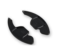 FUNFOB Car Interior Mouldings 2Pcs Car Steering Wheel Paddle Shifter Gear Shift Paddles Accessories for A3 A4 A5 A6 A7 S3 S4 S5 R8 Q5 A4L A6L A8 S7 Q3 Q7 Interior Decoration(Black)