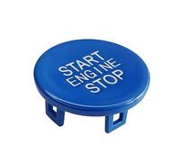 FUNFOB Car Interior Mouldings Car START STOP Engine Button Cover Key Switch Replacement For BMW 1 2 3 4 8 X5 X6 X7 Z4 Series F40 F44 G20 G22 G14 G05 G06 Interior Decoration(Blue)