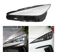 FUNFOB Car Lamp Hoods For MG For MG4 EV For Mulan 2022 2023 Car Accessories Shade Headlight Headlights Lamp Cover Front Lens Lights Shell Headlight Covers(Left)