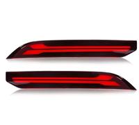 FUNFOB Car Rear Light Assemblies For Jeep For Grand Cherokee 2021 2022 2023 2024 Car LED Rear Bumper Reflector Lights Rear Sequential Turn Signal Brake Lamps 12V Tail Light Lamp Lens(Onecolor)