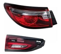 FUNFOB Car Rear Light Assemblies Left/Right Side Tail Lamp For Mazda 6 For Atenza 2019 2020 2021 2022 Rear Light Brake With No Bulb Tail Light Lamp Lens(Left-2PC)