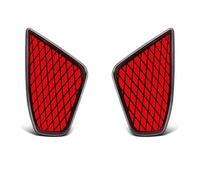 FUNFOB Car Rear Light Assemblies Rear Bumper Reflector Lights For Subaru For Crosstrek 2023 2024 2025 LED Brake Warning Dynamic Turn Signal Lamps 12V Tail Light Lamp Lens(Red Shell C)