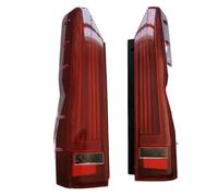 FUNFOB Car Rear Light Assemblies Rear Lights For Hiace Mpv 2020 2021 2022 2023 Led Tail Lamps Lamp Led Turn Signal Brake Reverse Lights Tail Light Lamp Lens(Red)