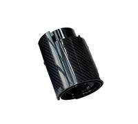 FUNFOB Exhaust Tip 1Piece Glossy Black For M2 For M3 For M4 For M5 Tail End Pipe Muffler Nozzles For BMW F87 F80 F82 F83 F90 Car End Pipes(ID 54MM-OD 93MM)