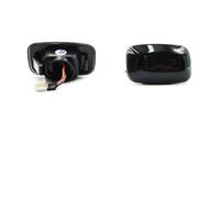FUNFOB Wing Mirror Indicator For Toyota For Land For Cruiser For Landcruiser 70 80 100 Series Dynamic LED Side Marker Lights Flowing Turn Signal Light Dynamic Turn Signal(Dynamic Smoke 1)