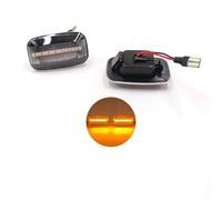 FUNFOB Wing Mirror Indicator For Toyota For Land For Cruiser For Landcruiser 70 80 100 Series Dynamic LED Side Marker Lights Flowing Turn Signal Light Dynamic Turn Signal(Dynamic Clear 1)