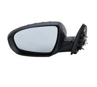 FUNFOB Wing Mirrors 8 Wires Side Rearview Mirror Assembly For Kia For Optima Sedan 2014-2015 With Heated Auto Fold Black Side Mirror Car Mirror Protectors(Left)