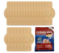 Fungal Nail Patches, 21 Pcs Nail Treatment Strips, Flesh-Colored Anti-Fungal Nail Patches for Toenails, Non-Woven Fabric Nail Repair for Treatment, General Purpose Use