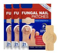 Fungal Nail Patches,21PCS Fungal Nail Treatment Patches,Multi-Purpose Toenail Repair Treatment Pads,Toenail Patches,Antifungal Nail Treatment