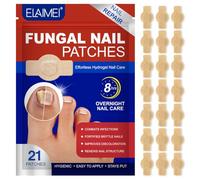 Fungal Nail Patches for Toenails, 21Pcs Multi-Purpose Toenail Repair Treatment Pads, Fungal Nail Treatment, Nail Fungus Treatment for Toenail, Hour Nail Treatment Restores Healthy Appearance