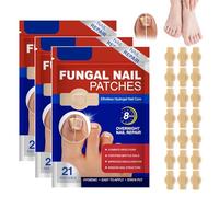 Fungal Nail Plasters, 21PCS Luckinwish Fungal Nail Treatment, Toe Nail Fungals Treatment for Toenails Extra Strong, Helps Restore Nail Resilience for a Smoother (3BOX)