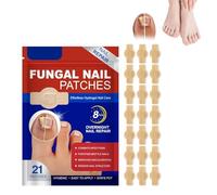 Fungal Nail Plasters, 21PCS Luckinwish Fungal Nail Treatment, Toe Nail Fungals Treatment for Toenails Extra Strong, Helps Restore Nail Resilience for a Smoother (1BOX)