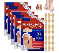 Fungal Nail Plasters, 21PCS Luckinwish Fungal Nail Treatment, Toe Nail Fungals Treatment for Toenails Extra Strong, Helps Restore Nail Resilience for a Smoother (5BOX)