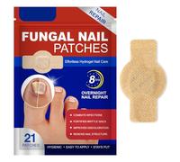 Fungal Nail Treatment - Fungal Nail Patches - Overnight Nail Repair For Yellow, Thick Nails - Hydrogel Anti Fungal Toenail Fungus Treatment - 21pcs