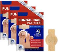 Fungal Nail Treatment, Nail Repair Patches, Nails Fungus Treatment for Toenail, ToeNail Fungal Treatment for Toenails Extra Strong, 8-Hour Nail Treatment Restores Healthy Appearance (63 Pcs)