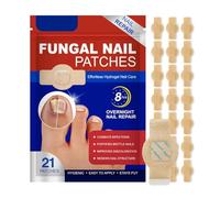 Fungal Nail Treatment Patches 21Pcs - Nail Fungus Treatment for Toenails,8-Hour Extra Strong Repair Pads with Softening&Anti-Fungal Essence for Toenail Fungus, Multi-Purpose Toenail Repair Patches