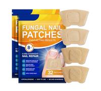 Fungal Nail Treatment Patches, Toenail Repair Sticker, Nail Renewal Patches For Toenail, Extra Strong 8-Hour Nail Repair Pads for Crack Discoloration Foot Care Pedicure Solution (2Bags/64Pcs)